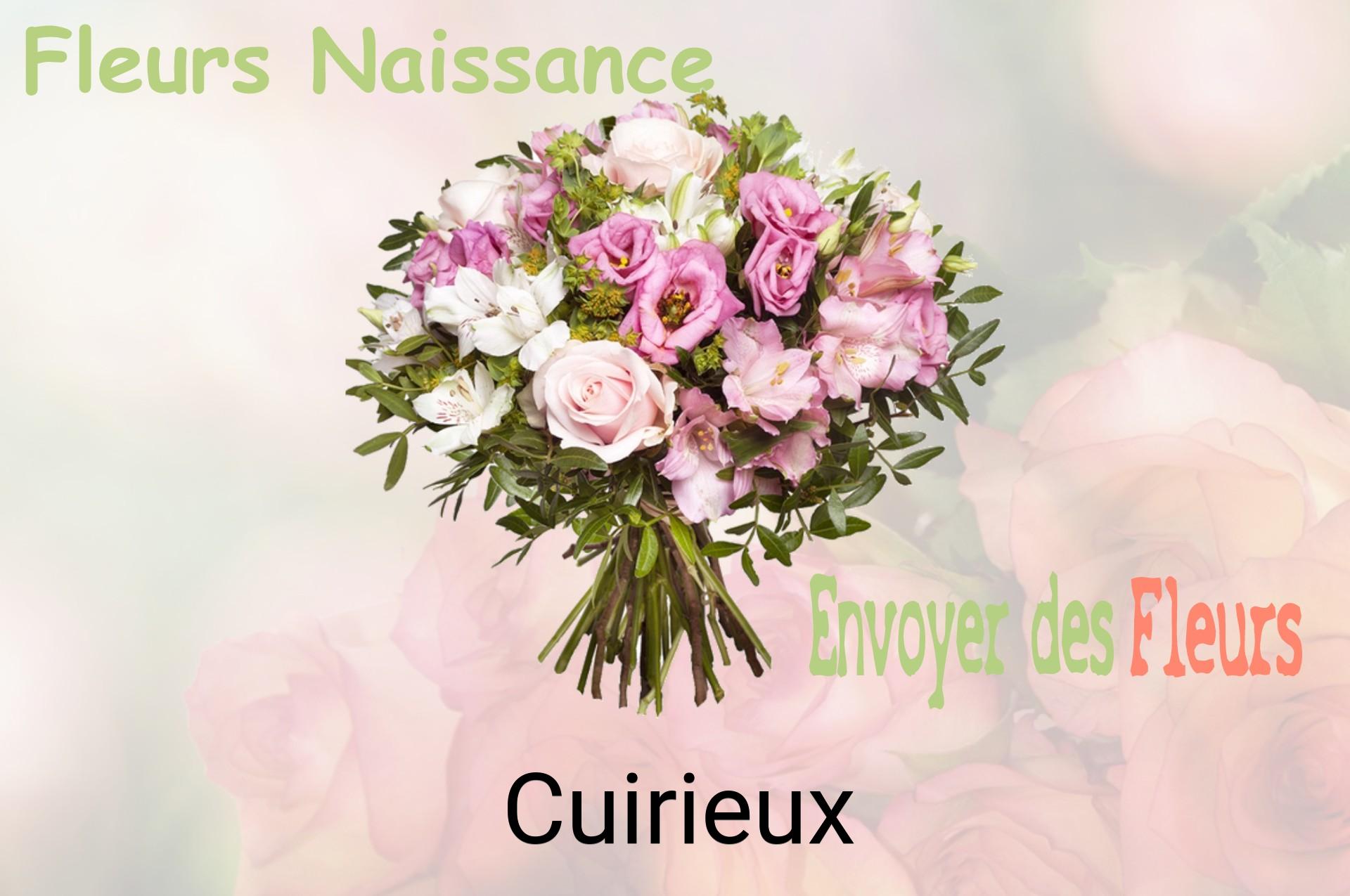 Bouquet de fleurs de naissance livré à Cuirieux